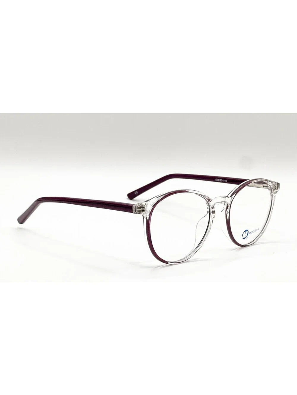 Modern Guidance Purple-in-line Purple Oval Authentic Eyeglass Frames 50-20-140